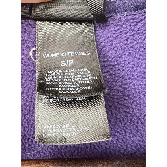 The North Face Purple Fleece Jacket Winter Women's Size S/P - Picture 7 of 7